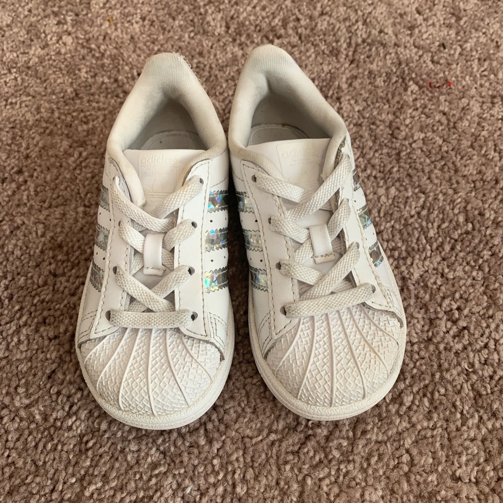 White toddler adidas